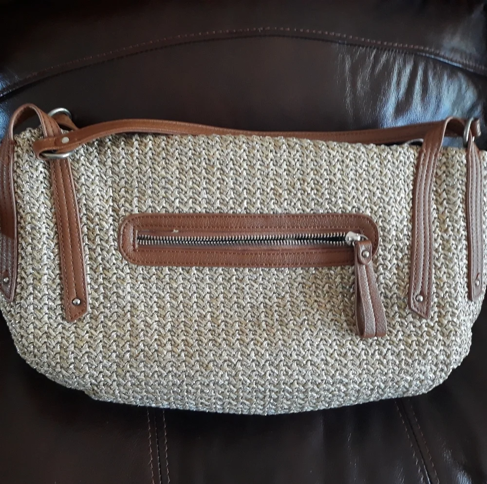 Tan boho purse